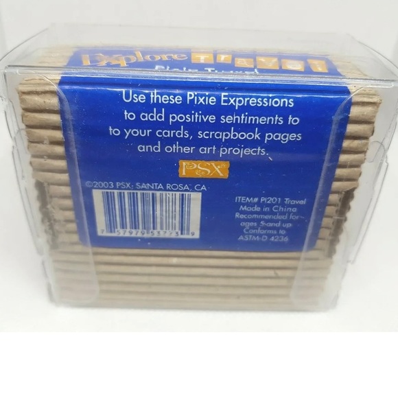 Pixie Explore Travel 10 Rubber Stamps - Picture 3 of 5